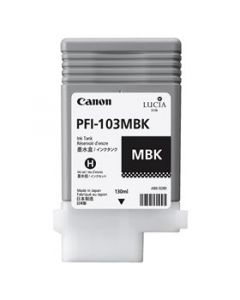 Cartouche (PFI-103MBK) pour Canon IPF 5100/6100/6200 : pigment Noir Mat- 130ml 