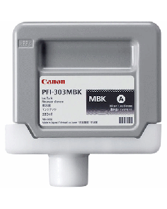 Encre Canon IPF 810/820/815/825 330ml : Noir Mat PFI303MBK