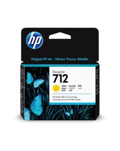 Encre HP 712 Jaune pour HP DesignJet T230/T250/T630/T650  29ml