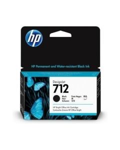 Encre HP 712 Black pour HP DesignJet T230/T250/T630/T650  80ml
