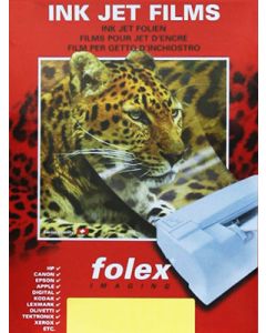 Film FOLEX Transparent Adhesif pour Laser A4, 50µ, 50 feuilles*
