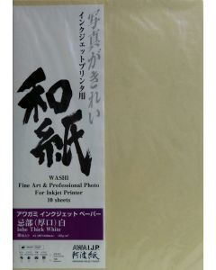 Papier Awagami Inbe Thick White 125g A3+ 10 Feuilles