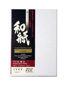 Papier Awagami Premio Kozo White 180g, A3+ 10 feuilles