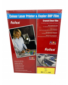 Film FOLEX BG71 Transparent Retropro Laser 100µ, A4 50 feuilles 