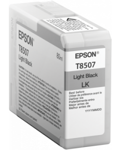 Encre Epson T8507 pour SureColor P800 : Gris (C13T850700)