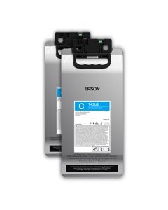 Encre Epson UltraChrome RS pour SC-R5000L- 2 poches x1,5L : Cyan (C13T45U200)