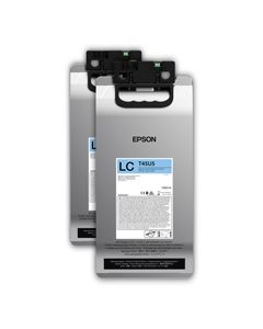 Encre Epson UltraChrome RS pour SC-R5000L- 2 poches x1,5L : Cyan Clair (C13T45U500)