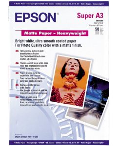 Papier Epson Mat Epais, 167g, A3+ 50 feuilles