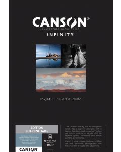 Papier Canson Infinity Edition Etching Rag 310g, A3+ 25 feuilles