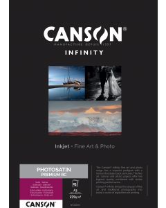 Papier Canson Infinity PhotoSatin Premium RC 270g, A3 25 feuilles