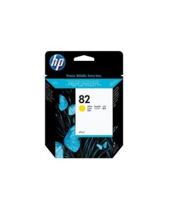 Cartouche C4913A (n°82) pour HP DesignJet 10/20/50/500/800 PS : Jaune - 69 ml