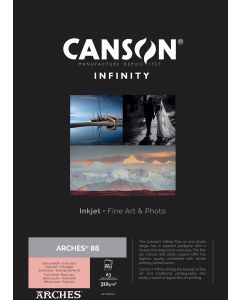 Papier CANSON INFINITY Arches® 88 310g A3 25 feuilles