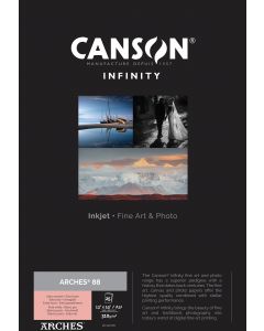 Papier CANSON INFINITY Arches® 88 310g A3+ 25 feuilles