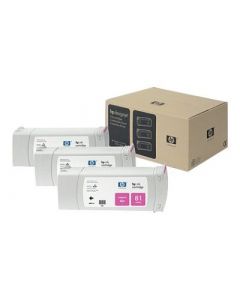 Cartouche C5068A (n°81) pour HP DesignJet Série 5000/5500 Magenta 3-pack - 3 x. 680 ml