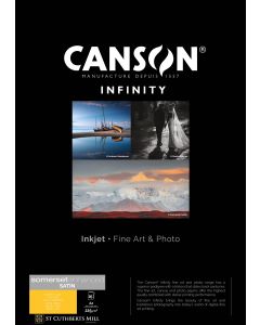 Papier CANSON INFINITY Somerset Enhanced Satin White 225g, A2 25 feuilles