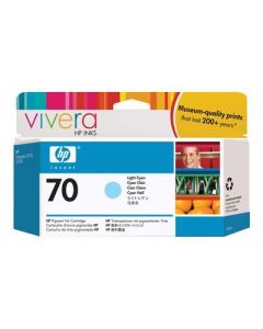 Cartouche C9390A (n°70) pour HP DesignJet Z2100/Z3100/Z3200 : Vivera Light Cyan