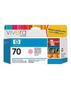 Cartouche C9455A (n°70) pour HP DesignJet Z2100/Z3100/Z3200 : Vivera Light Magenta - 130ml