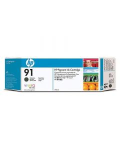 Cartouche C9464A (n°91) pour HP DesignJet Z6100 : Vivera Noir Mat - 775ml 