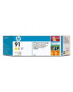 Cartouche C9469A (n°91) pour HP DesignJet Z6100 : Vivera Jaune - 775ml 