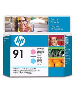 Tête d'impression C9462A (n°91) pour HP DesignJet Z6100 : Light Magenta & Light Cyan