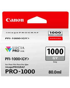 Cartouche d'encre Canon PFI-1000GY (Grise)