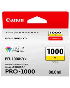 Cartouche d'encre Canon PFI-1000Y (Jaune) 