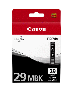 Cartouche d'encre Canon PGI-29MBK : Noir Mat - 36ml