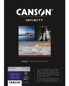 Papier CANSON INFINITY Baryta Photographique II 310g Mat 1524mnx15.24m