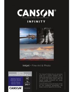 Papier CANSON INFINITY Baryta Photographique II 310g Mat 1270mnx15.24m