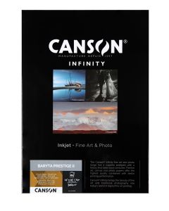 Papier CANSON INFINITY Baryta Prestige II 340g - A3+ 25 feuilles