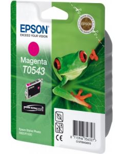 Encre Epson T0543 (Grenouille) pour Stylus Photo R800 et R1800  : magenta