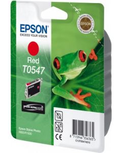 Encre Epson T0547 (Grenouille) pour Stylus Photo R800 et R1800  : rouge