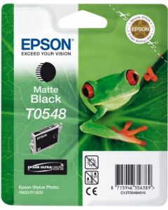 Encre Epson T0548 (Grenouille) pour Stylus Photo R800 et R1800  : noir mat