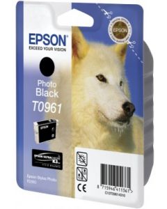 Encre Epson T0961 (Loup) pour Stylus Photo R2880 : noir