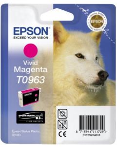 Encre Epson T0963 (Loup) pour Stylus Photo R2880 : magenta