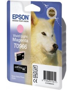 Encre Epson T0966 (Loup) pour Stylus Photo R2880 : magenta clair