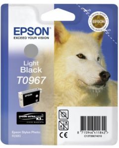 Encre Epson T0967 (Loup) pour Stylus Photo R2880 : gris