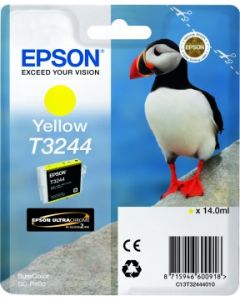 Encre Epson T3244 pour SureColor P400 : Jaune (C13T32444010)