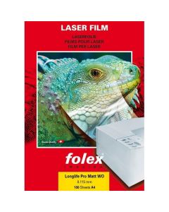 Folex Film Adhésif Transparent Papier A4 - Laser - Adhésif CLP P CL