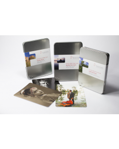 Papier Hahnemühle Photo Rag Baryta 315g, 14.8 x 21 cm (A5 format Carte postal) x 30 feuilles - Coins arrondis