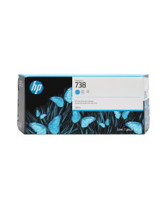 Encre HP 738 pour HP DesignJet T850 & T950 Cyan 300ml - 676M6A