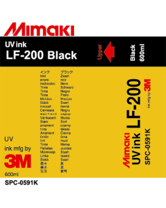 Encre Mimaki Très Souple LF200 pour UJV / JFX - Noire 600ml (SPC-0591K)