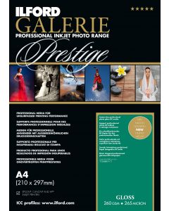 Papier Ilford Galerie Prestige Gloss 260g A3 25 feuilles