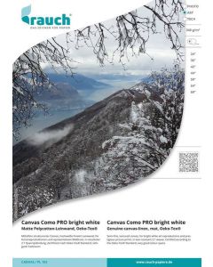 Papier Canvas Rauch, Como Mat, 340g, 1118mm x 15m