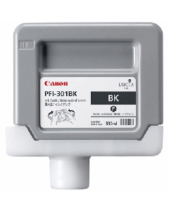 Cartouche (PFI301BK) pour Canon IPF 8000(s)/9000(s)/8100/9100 Noir - 330ml 