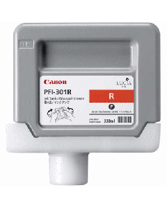 Cartouche (PFI301R) pour Canon IPF 8000/9000/8100/9100 Rouge - 330ml