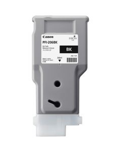 Encre Canon  PFI-206BK pour IPF 6400 Noir 300ml PFI-206BK