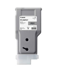 Encre Canon PFI-206PGY pour IPF 6400 Photo Gris 300ml  - PROMO DATE COURTE