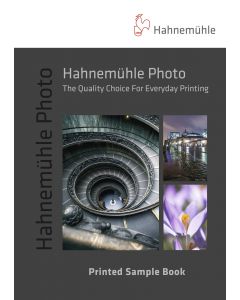 Pack de test / découverte Hahnemühle : Photo  (Matt fibre, Matt fibre DUO, Glossy, Luster, Pearl ), 2 feuilles de chaque format A3+