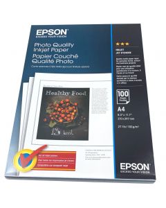 Papier Epson Couché Qualité Photo, 102g, A4, 100 feuilles